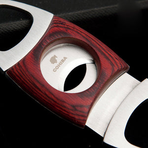 Double Blade Stainless Steel Cigar Cutter